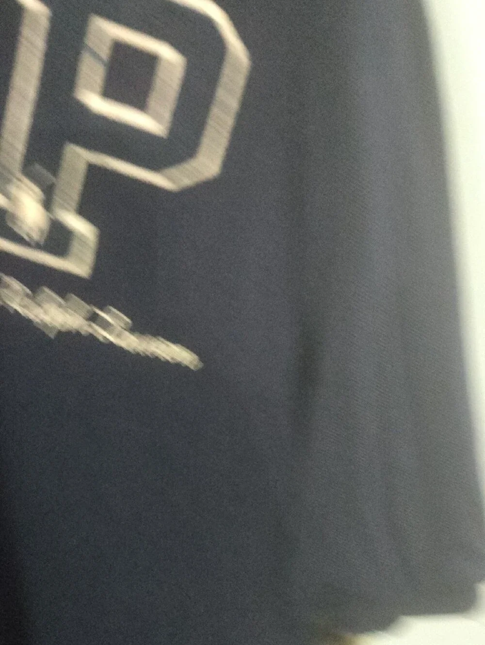 Ralph Lauren Navy Polo with Gold Logo